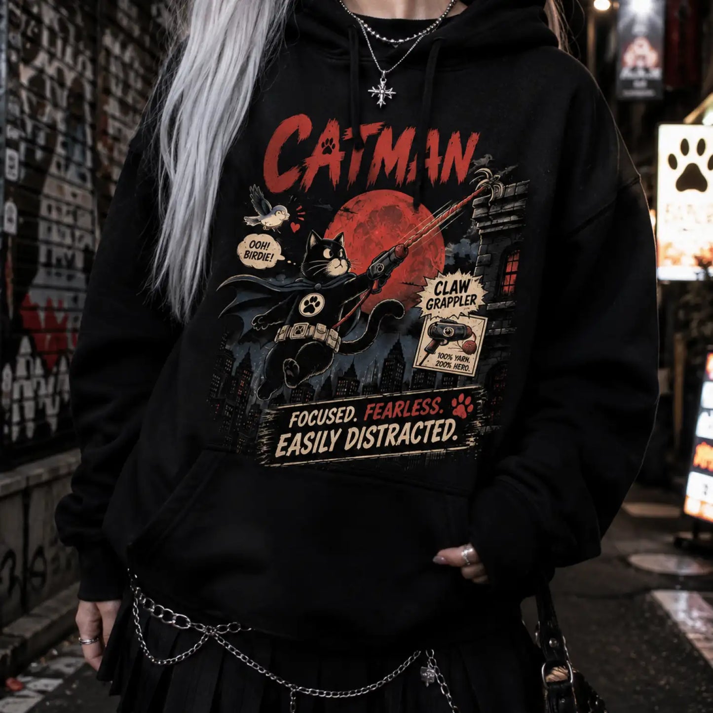 Catman Claw Grappler Hoodie