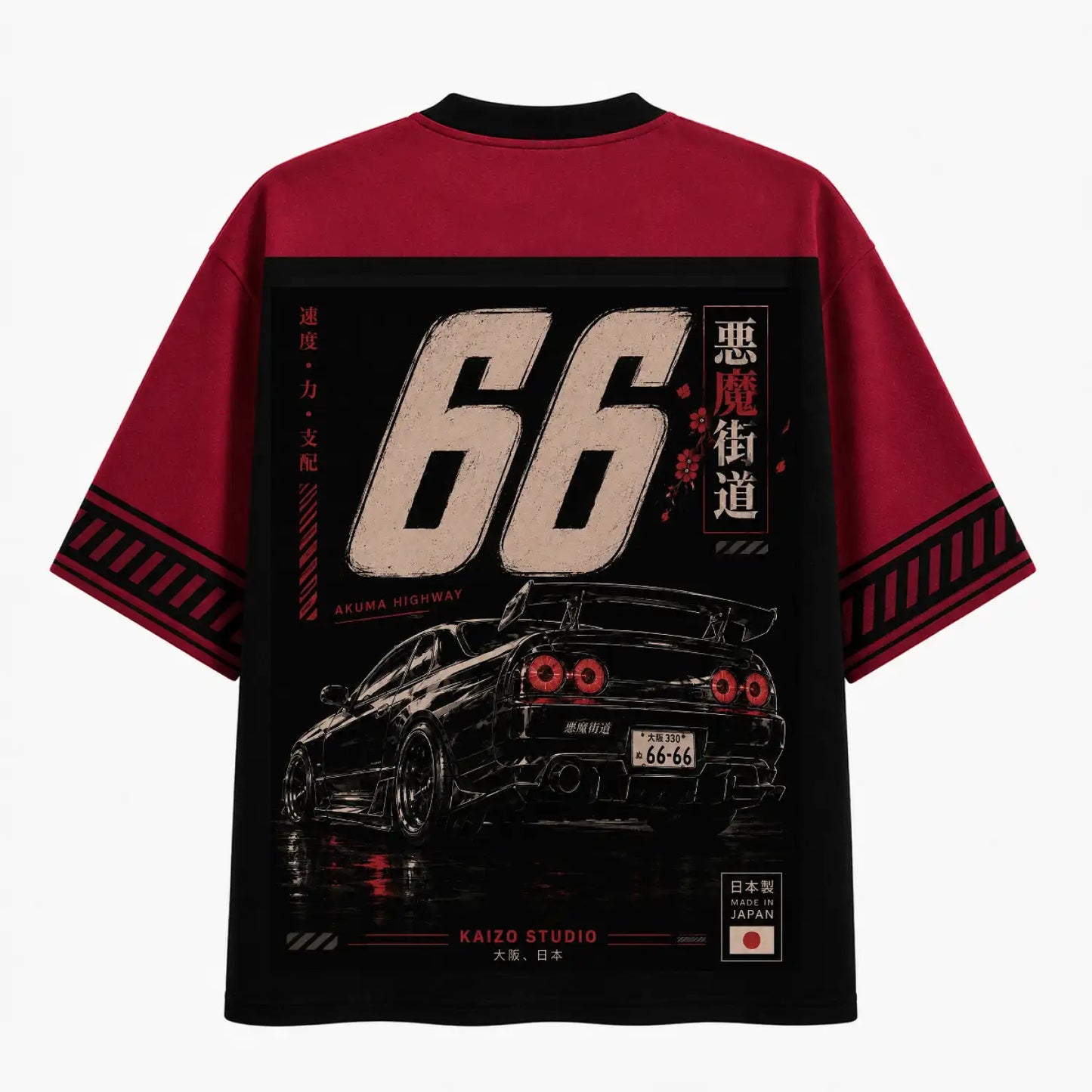 Akuma Highway JDM Jersey – Dark Japanese Street Racing