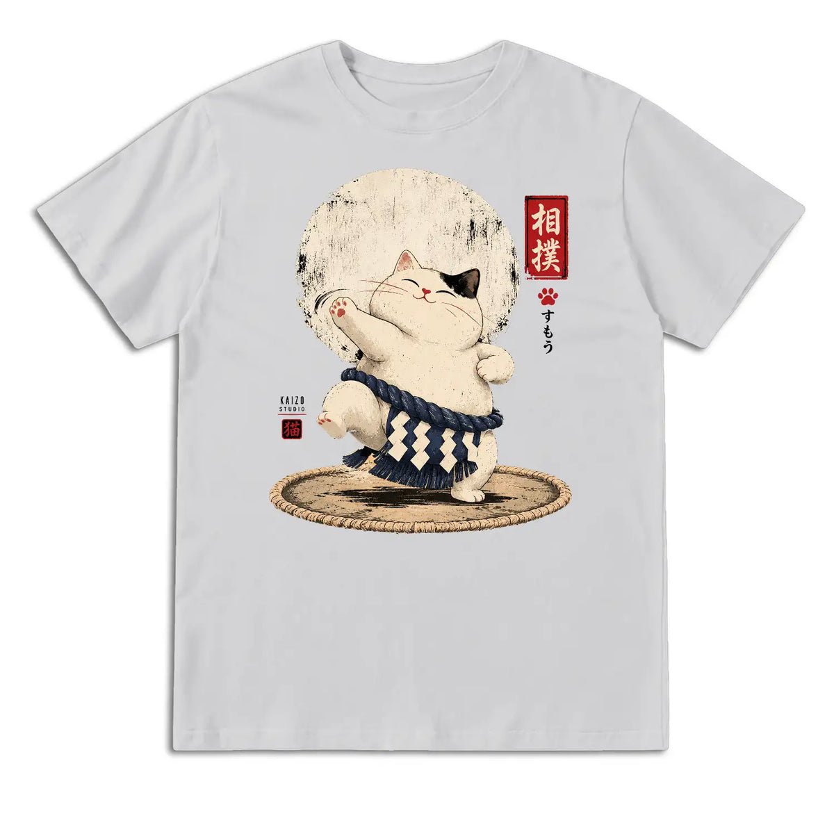 Sumo Cat Japanese T-Shirt