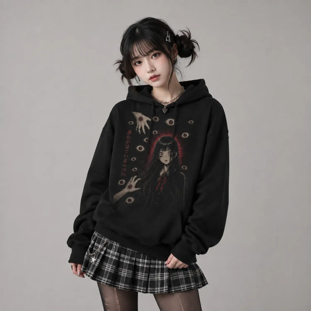 Someone Is Watching Japanese Horror Hoodie
