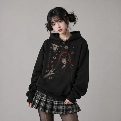 Someone Is Watching Japanese Horror Hoodie
