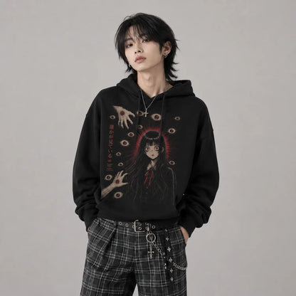 Someone Is Watching Japanese Horror Hoodie