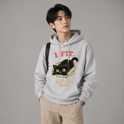 I Fit Japanese Cat Hoodie