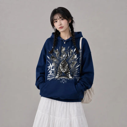 Nine Lives Awakening Japanese Cat Hoodie