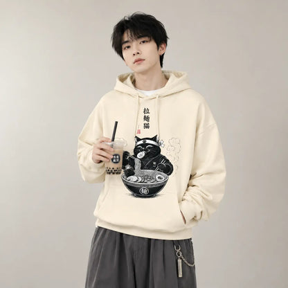 Ramen Cat Japanese Food Hoodie