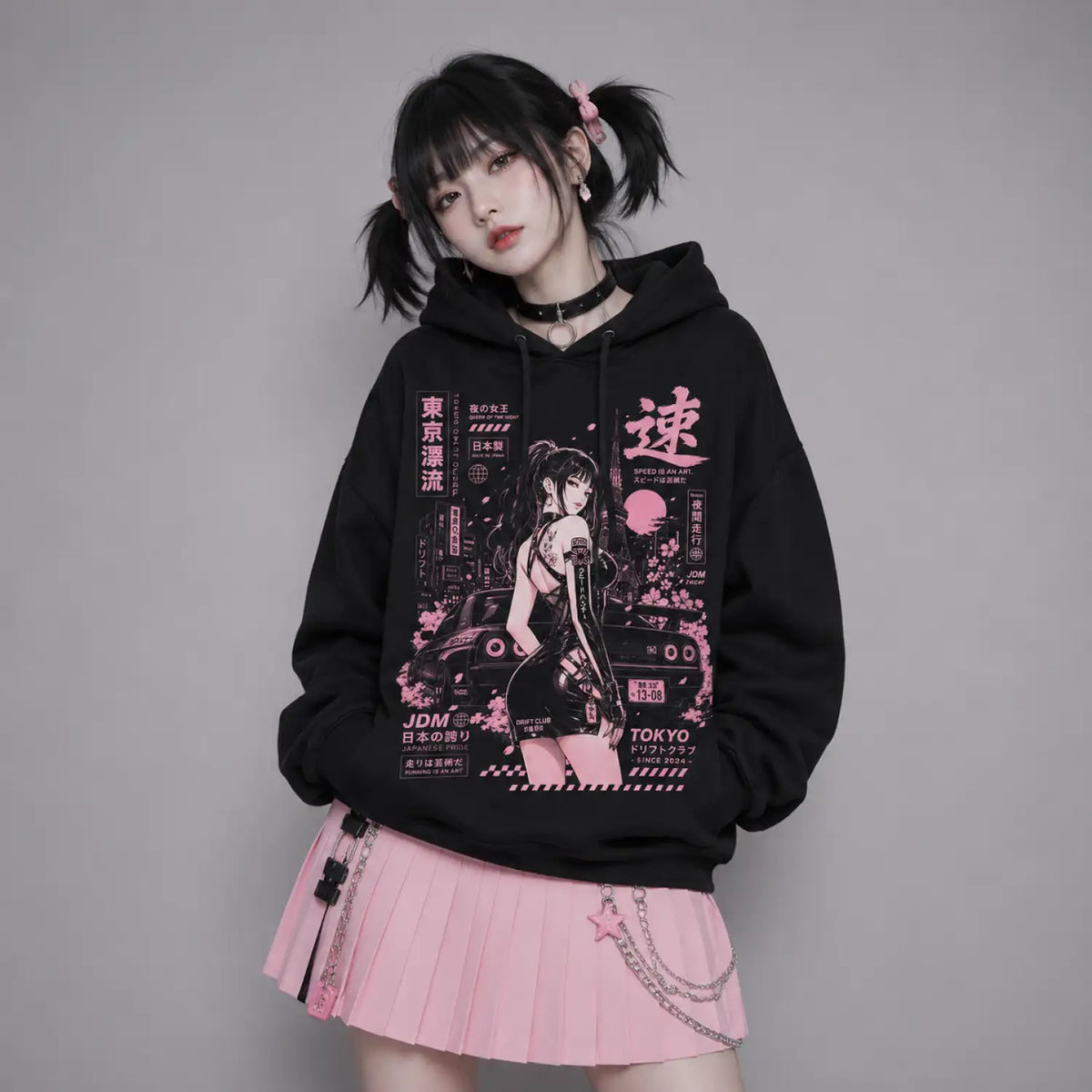 Tokyo Night Drift JDM Hoodie