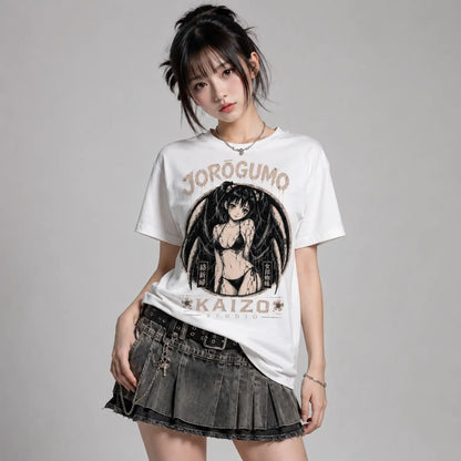 Jorogumo Dark Yokai Japanese Folklore T-Shirt