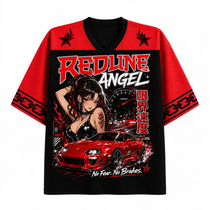 Redline Angel No Fear No Brakes Japanese Street Racing Jersey
