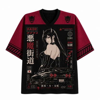 Akuma Highway JDM Jersey – Dark Japanese Street Racing