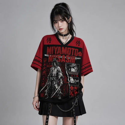 Miyamoto Musashi Way of Two Swords Japanese Samurai Jersey