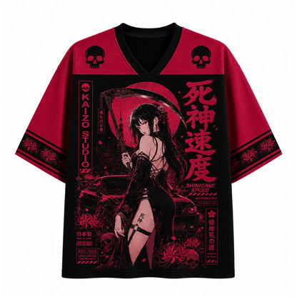 Shinigami Speed Death Rides Fast Japanese Street Racing Jersey