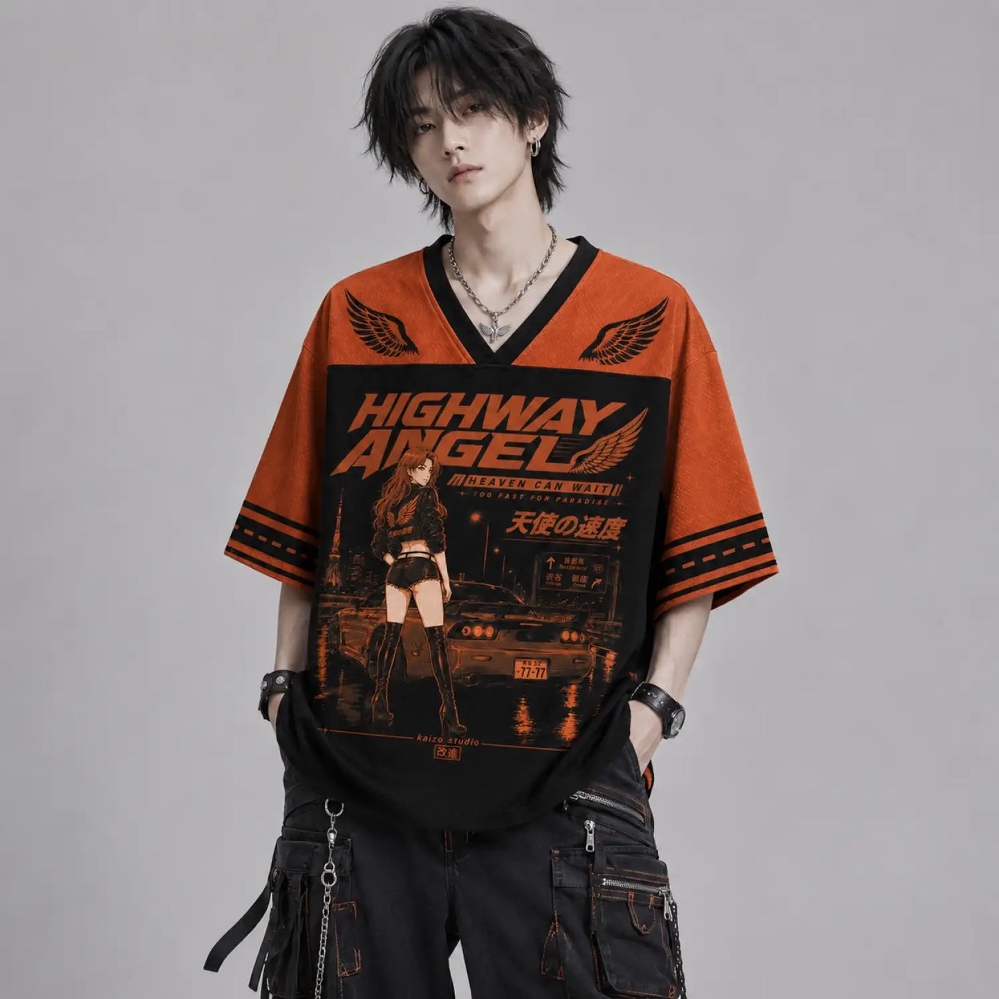 Highway Angel Too Fast for Paradise Japanese Street Racing Jersey