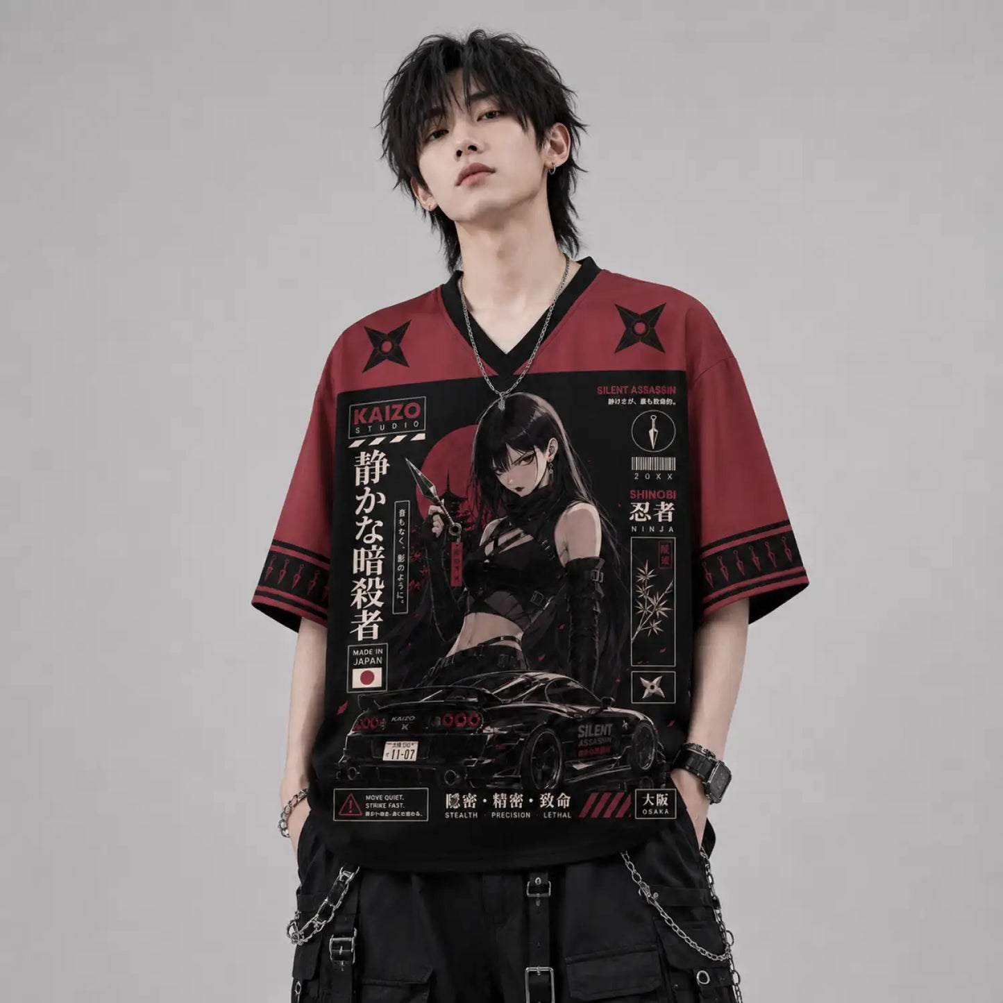 Silent Assassin Japanese Ninja Racing Jersey