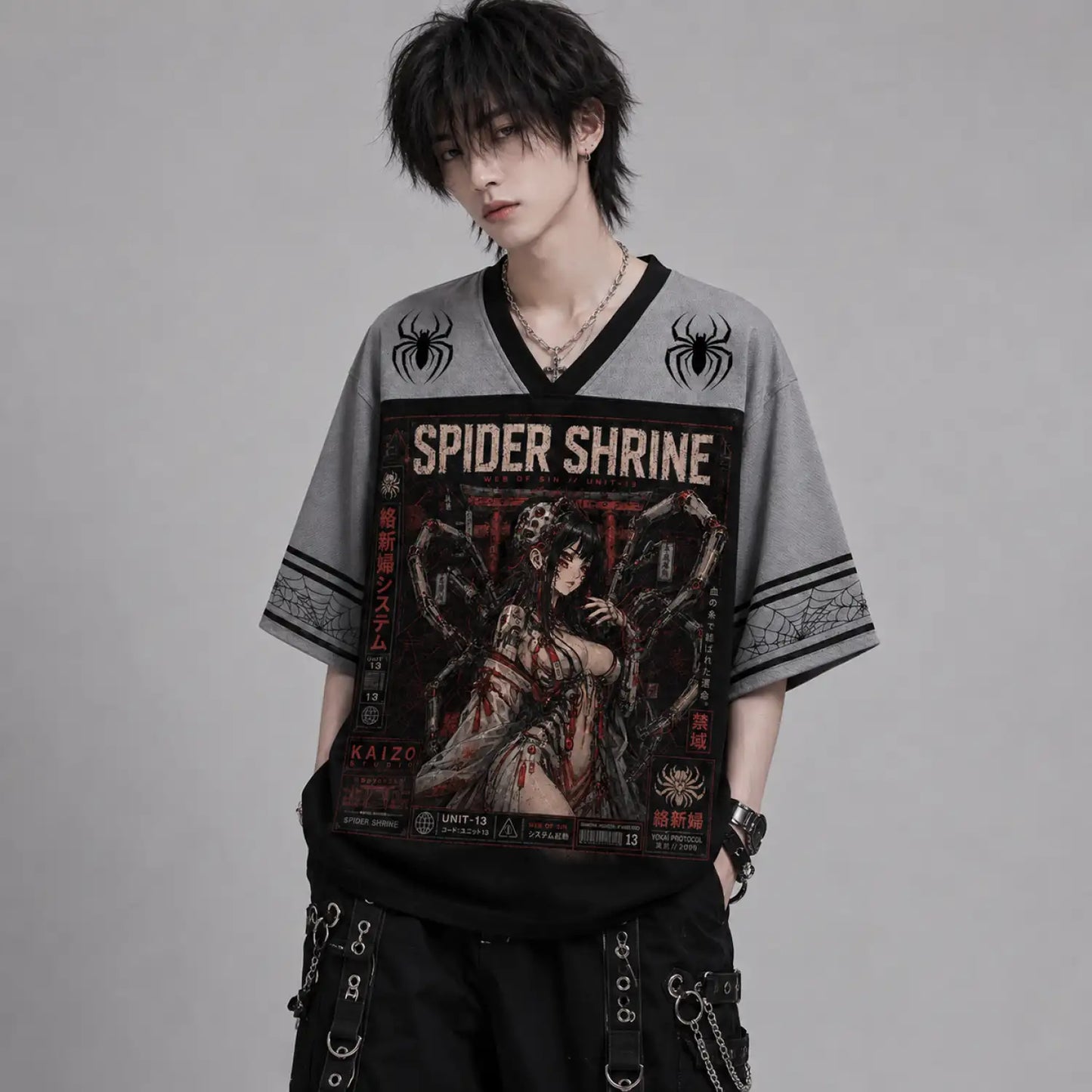 Spider Shrine Unit 13 Cyber Yokai Jersey