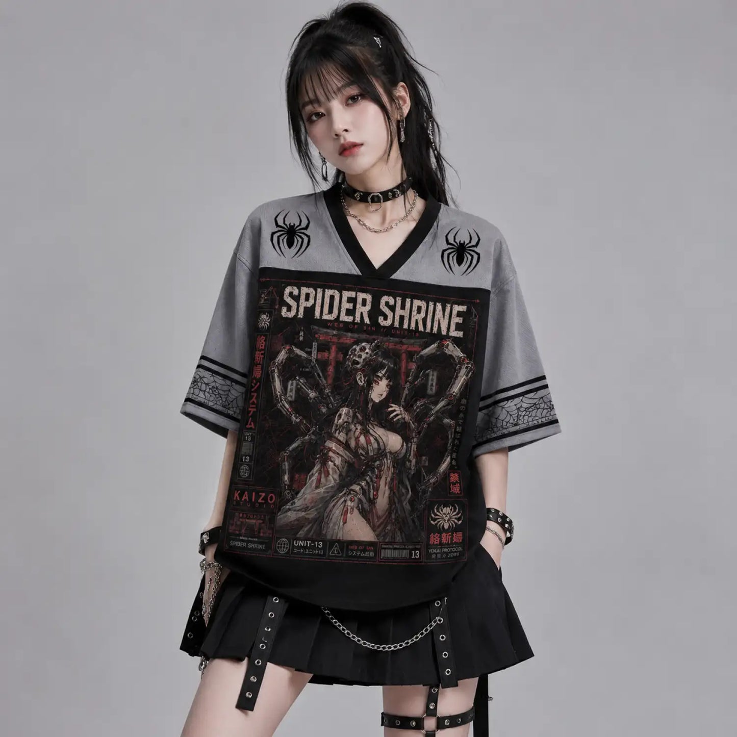 Spider Shrine Unit 13 Cyber Yokai Jersey