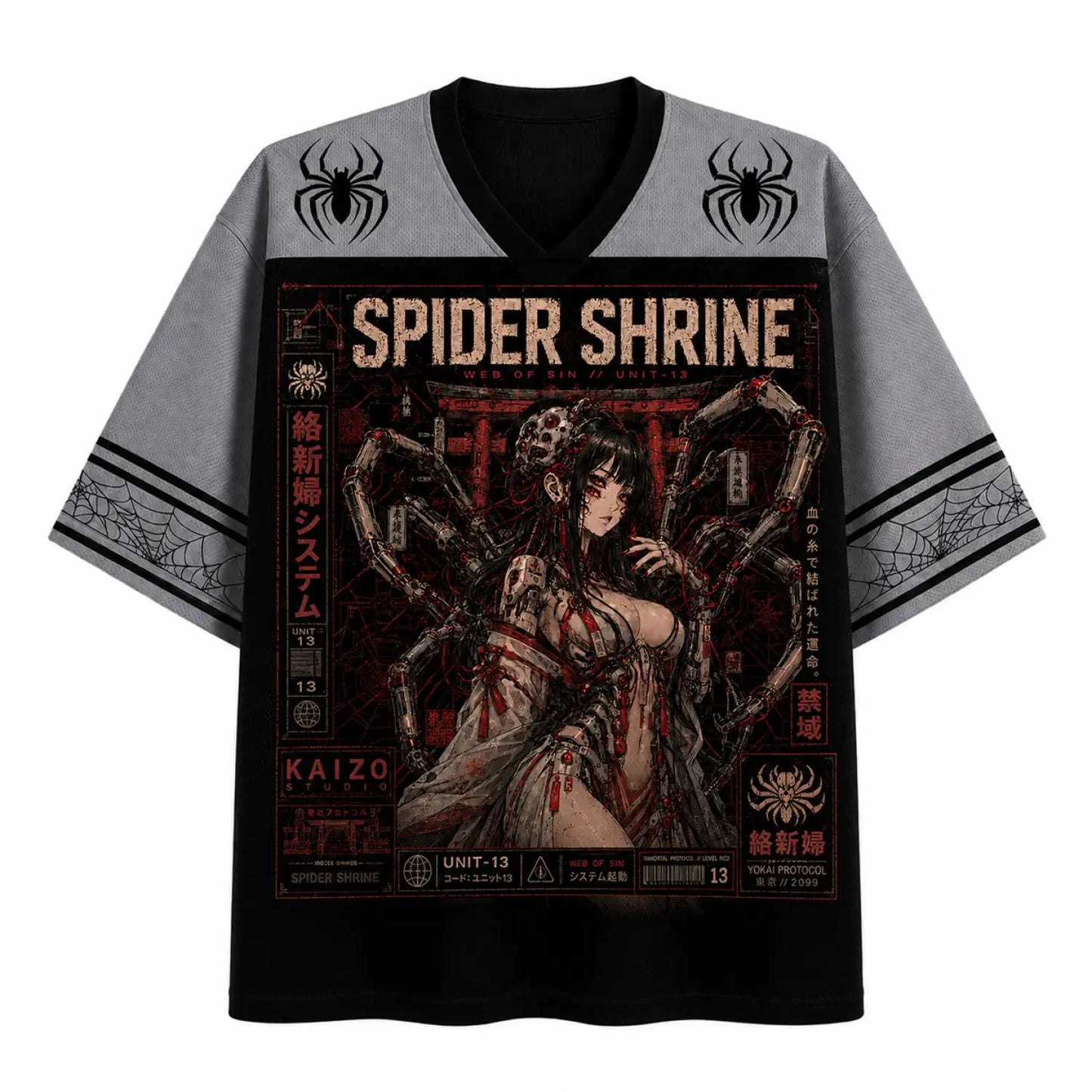 Spider Shrine Unit 13 Cyber Yokai Jersey