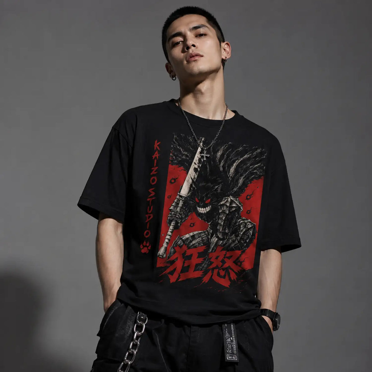 Black Cat Berserker Rage T-Shirt