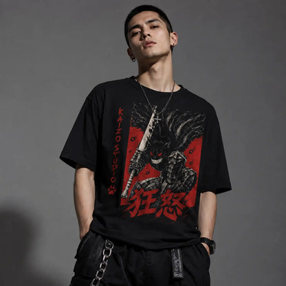 Black Cat Berserker Rage T-Shirt