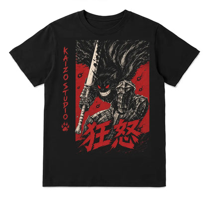 Black Cat Berserker Rage T-Shirt