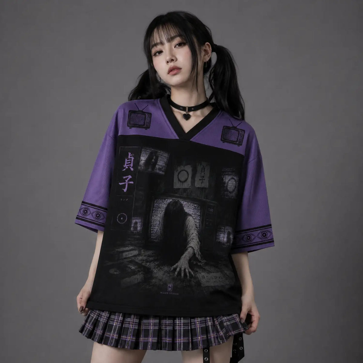 Sadako Cursed Television Japanese Horror Jersey