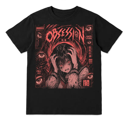 Obsession Descent Japanese Psychological Horror T-Shirt