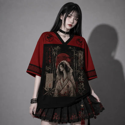 Rokurokubi Cursed Bride Japanese Yokai Jersey