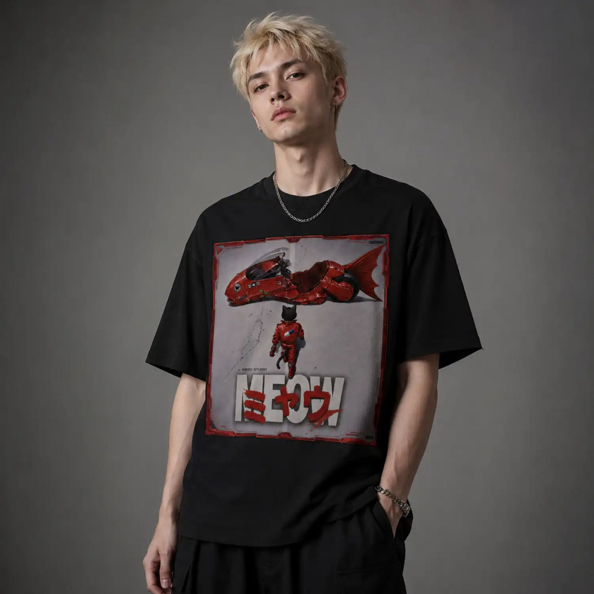 Neo Tokyo Red Machine Japanese Cyberpunk T-Shirt