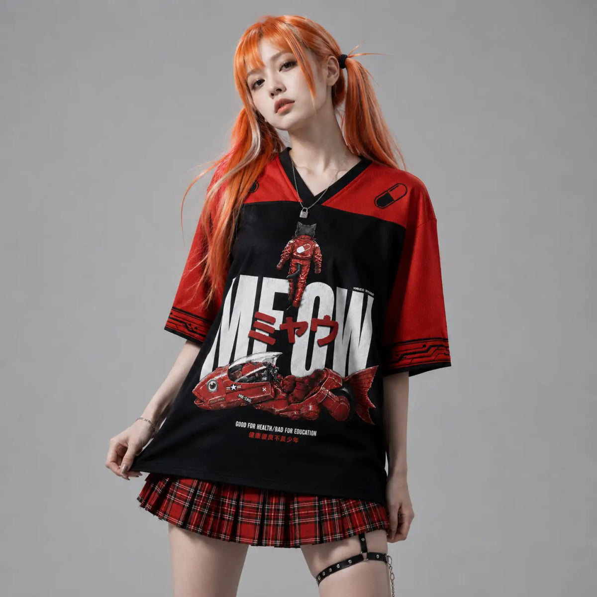 Meow Rider Cyberpunk Cat Jersey