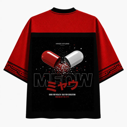 Meow Rider Cyberpunk Cat Jersey