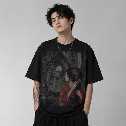 Mirror of Mortality Japanese Gothic T-Shirt