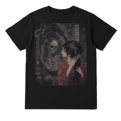 Mirror of Mortality Japanese Gothic T-Shirt