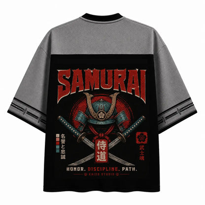Samurai Cat Honor Is My Path Japanese Warrior Jersey