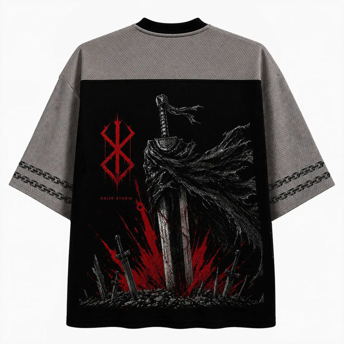 Black Cat Berserker Armor Japanese Dark Fantasy Jersey