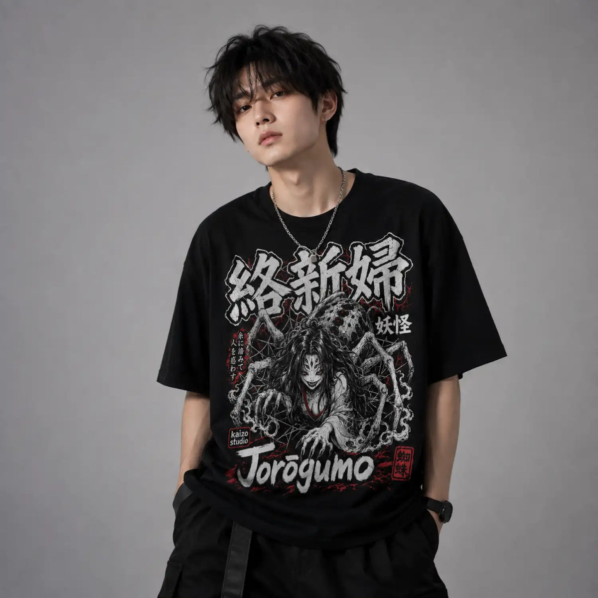 Jorogumo Japanese Yokai T-Shirt