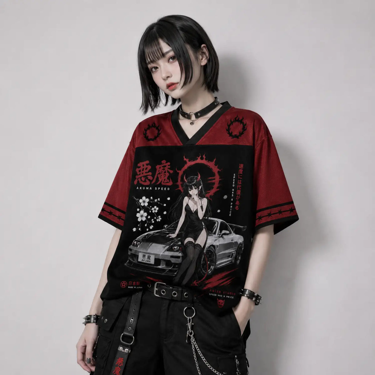 Akuma Speed Japanese Demon Girl Jersey