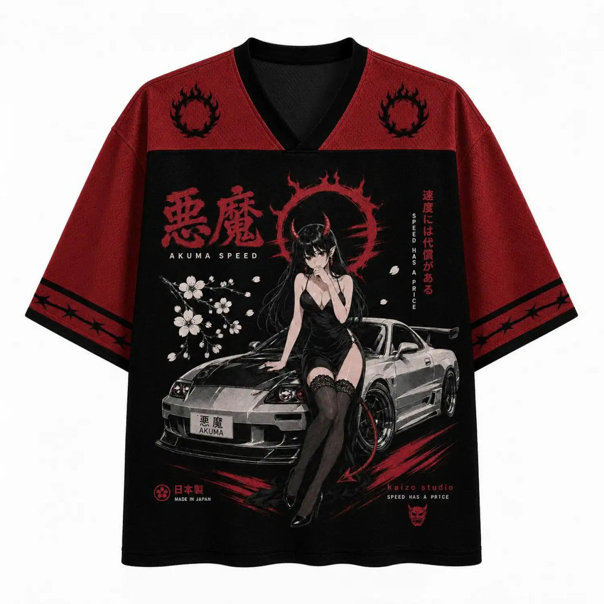 Akuma Speed Japanese Demon Girl Jersey
