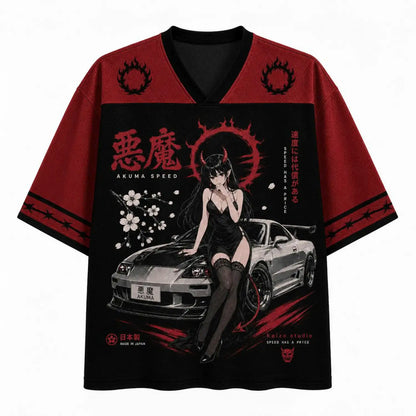 Akuma Speed Japanese Demon Girl Jersey