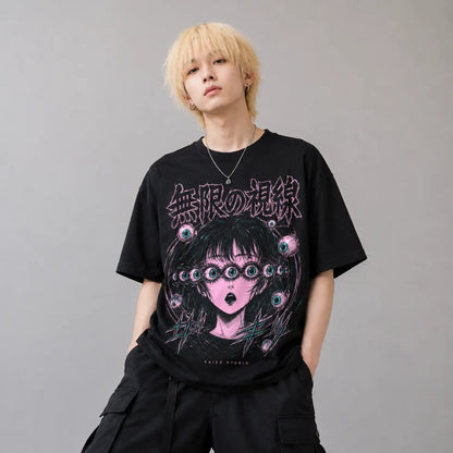 Infinite Gaze Japanese Horror T-Shirt