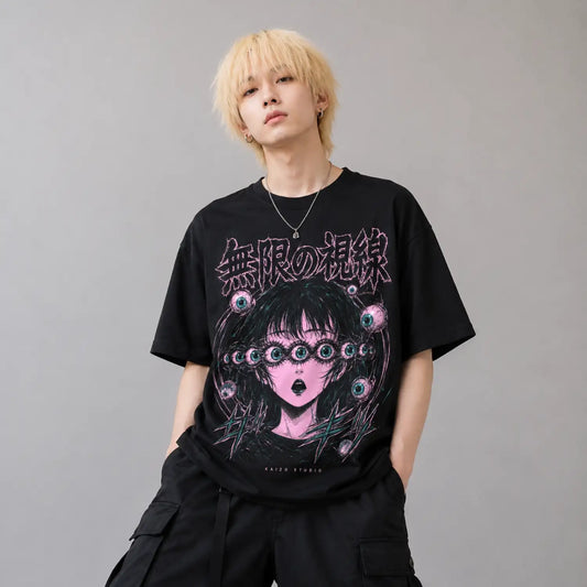 Infinite Gaze Japanese Horror T-Shirt