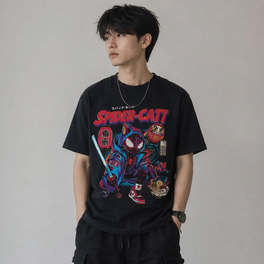 Spider-Cat Tokyo Ninja T-Shirt
