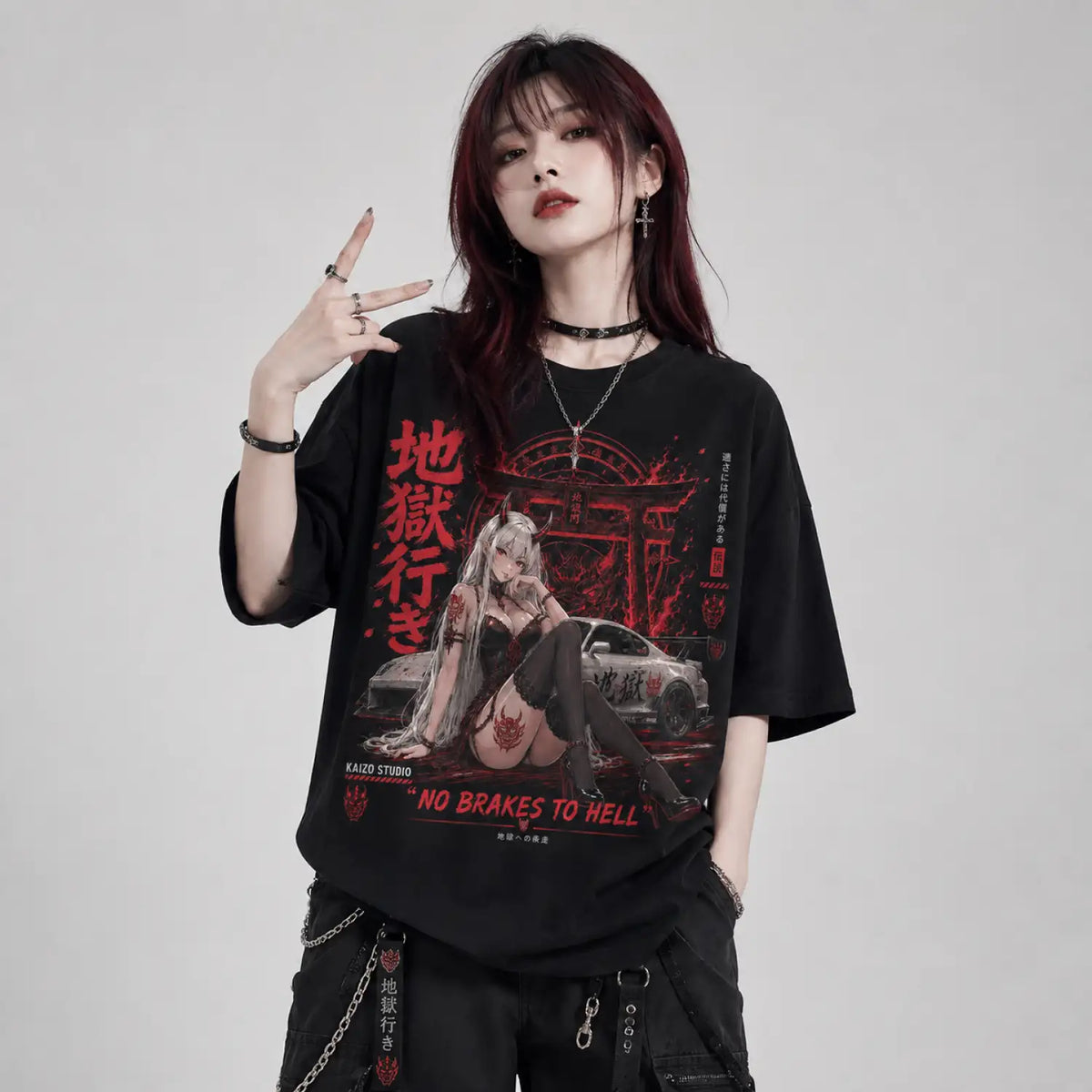 Hell Ride Demon Girl JDM T-Shirt