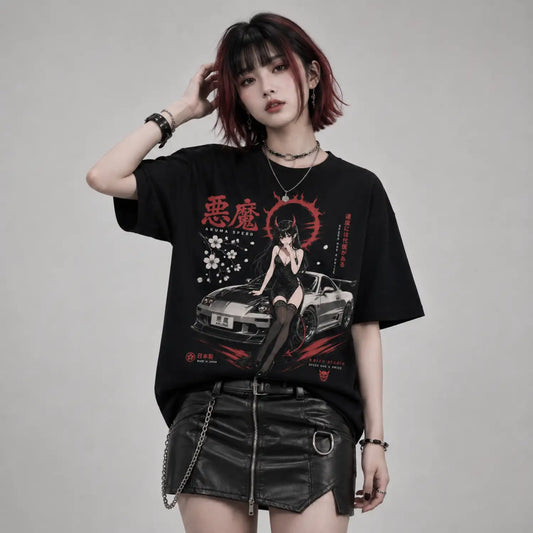 Akuma Speed Demon Girl JDM T-Shirt
