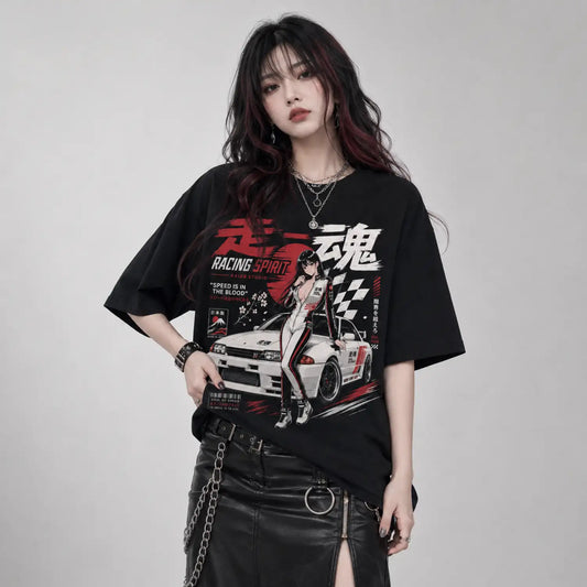 Racing Girl Street Spirit JDM T-Shirt