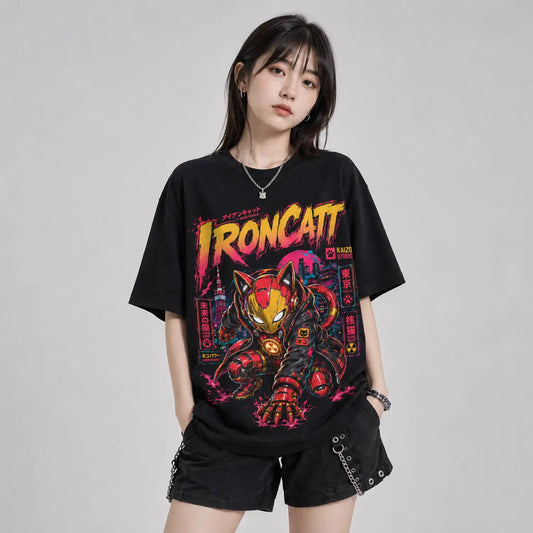 Ironcatt Neko Power T-Shirt