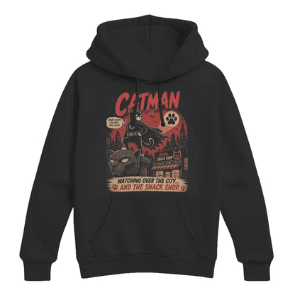 Catman Protecting the Kitty Snack Shop Hoodie