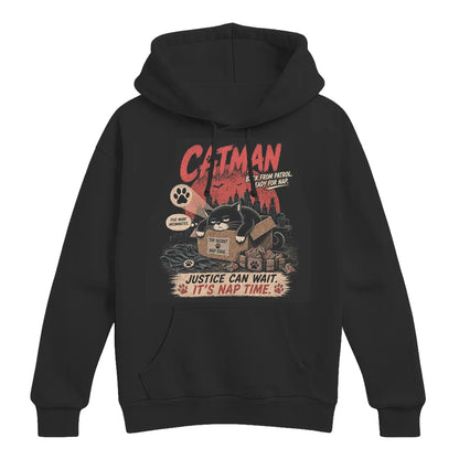 Catman Justice Can Wait Hoodie