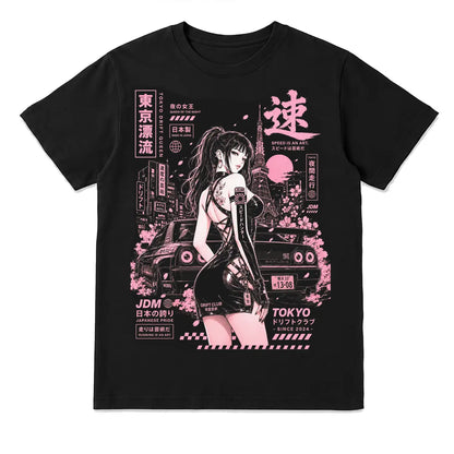Tokyo Drift Queen JDM T-Shirt – Japanese Street Racing Graphic Tee