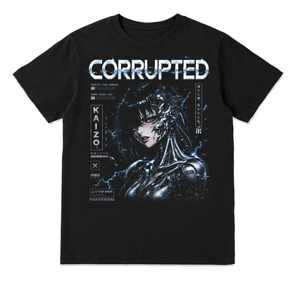 Corrupted Identity Cybernetic Woman T-Shirt