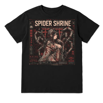 Spider Shrine Unit 13 Japanese Cyber Horror T-Shirt