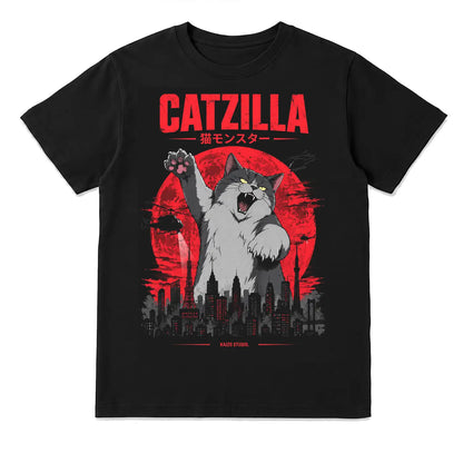 Catzilla Japanese Monster Cat T-Shirt